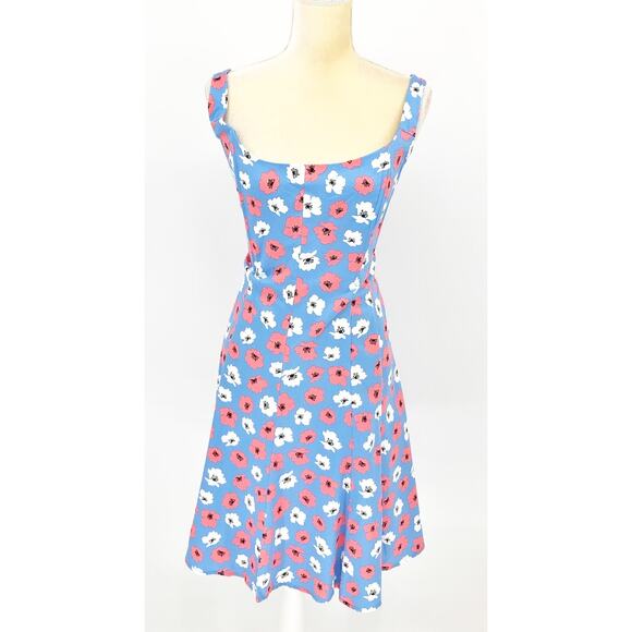 ANNE KLEIN Women's Aster A-Line Dress 16 Blue Lily Combo Sleeveless Lined NWT - Picture 5 of 11